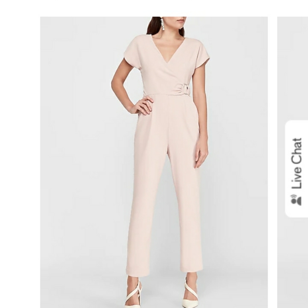 Express Jumpsuit Pale Pink